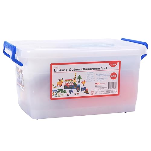 Miniatura 3 de Aprendizaje Advantage ctu12134cubitos de vinculación aula actividad Set, 0.8inch tamaño (paquete de 546)