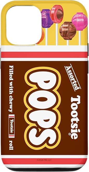 Tootsie Roll Pops Vintage Wrapper Ad with Illustration Candy Case for iPhone 12/12 Pro