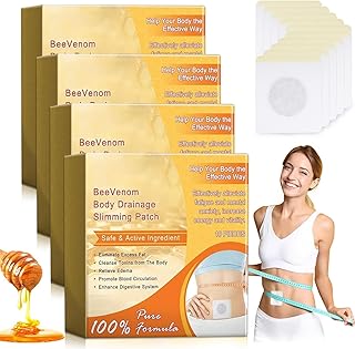 40 Stück Abnehmpflaster, Abnehmen Patch Abnehmen Pflaster, Bee Venom Lymphdrainage Patches, Bienengift Lymphdrainage Schlankheitspflaster, Bienengift Pflaster zum Abnehmen für Frauen