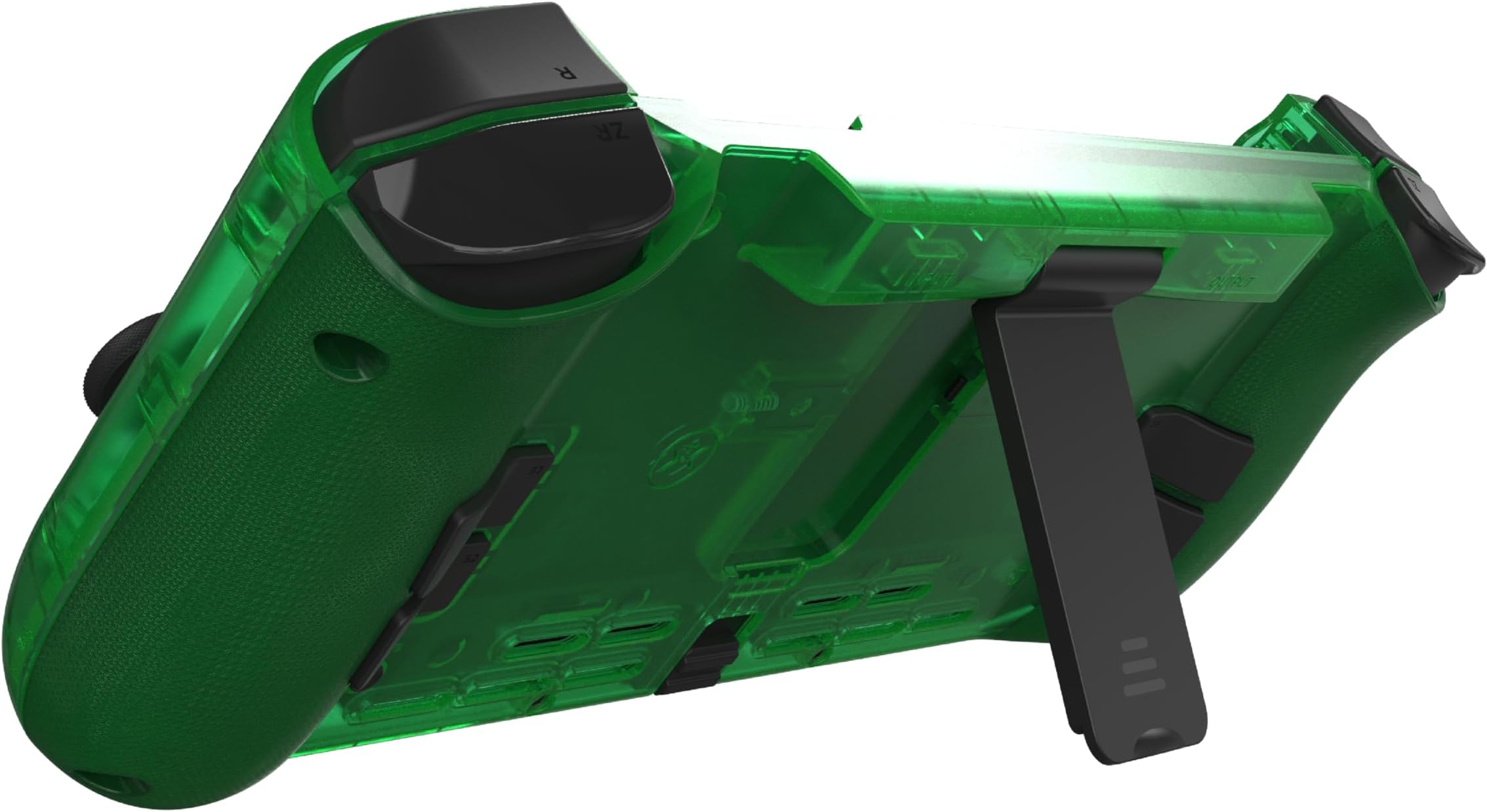 CRKD Nitro Deck Limited Edition with Carry Case - Professional Handheld Deck with Zero Stick Drift for Nintendo Switch and Switch OLED (Emerald Green - Crystal Collection)