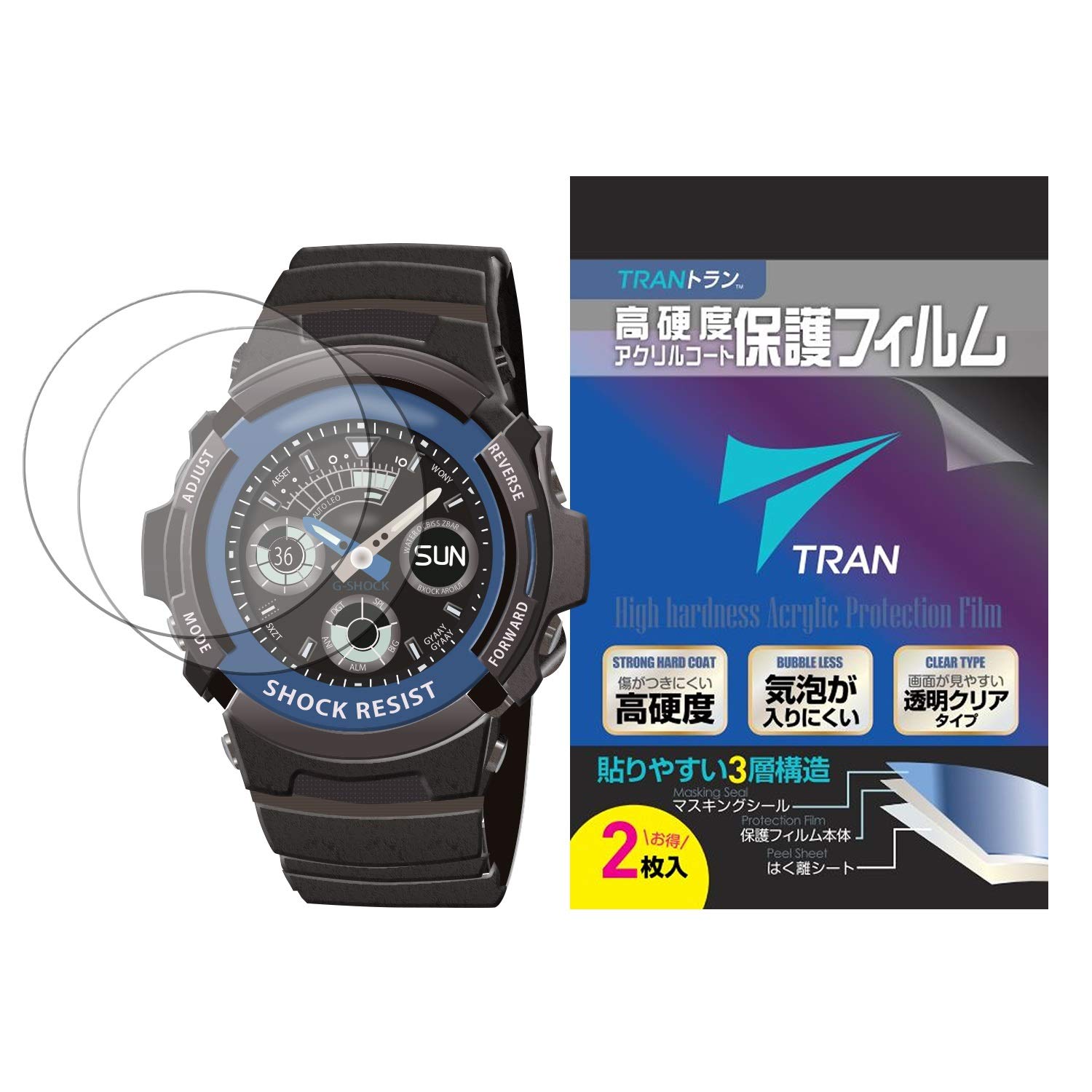 Amazon.co.jp: TRAN(トラン)(R) CASIO 腕時計 G-SHOCK ジーショック 