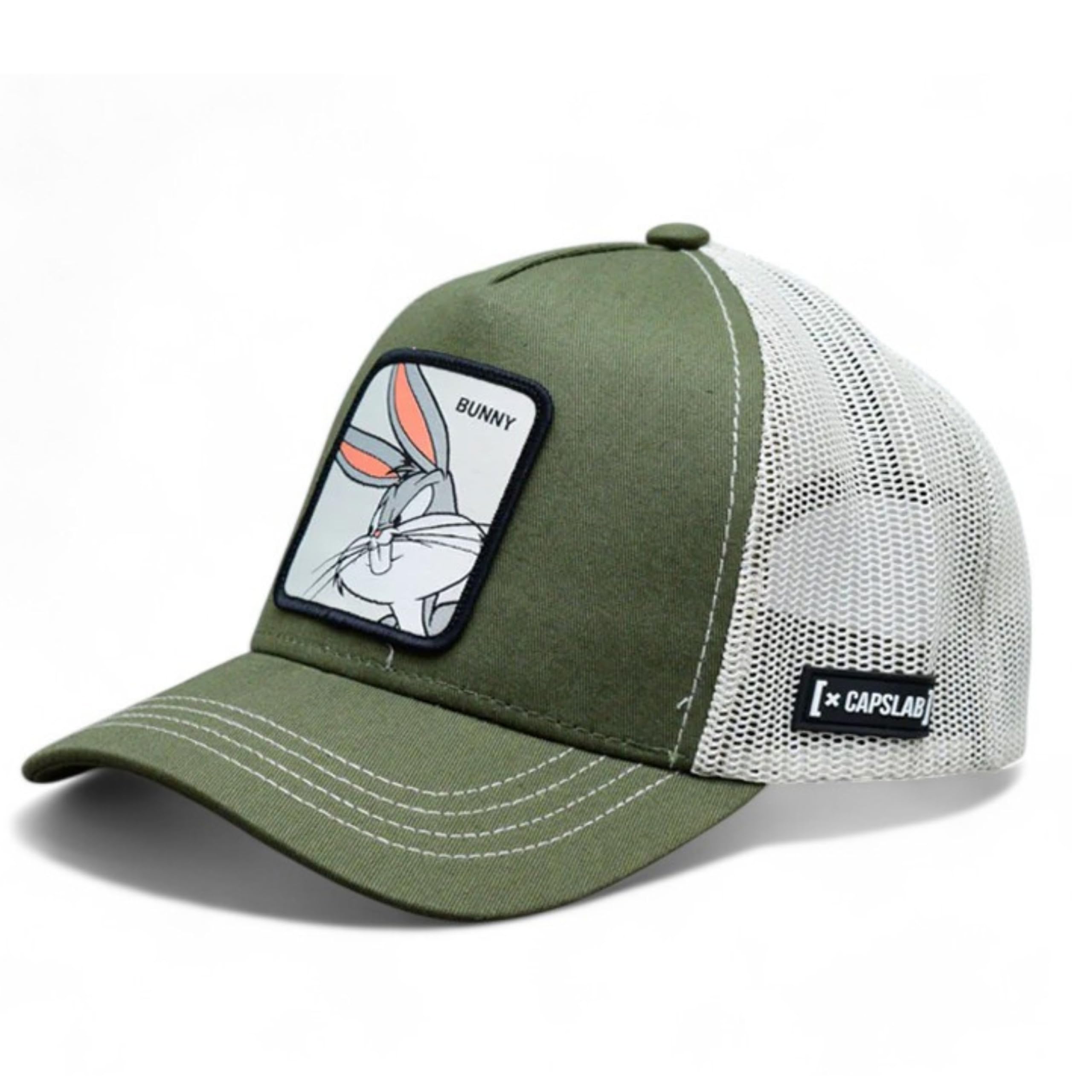Capslab Bugs Bunny Trucker Cap Looney Tunes Green - One-Size