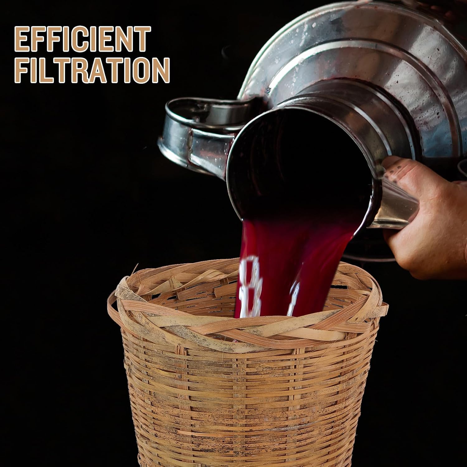 Wine Filter Basket for Home Brewing Fruit Wine Sifting