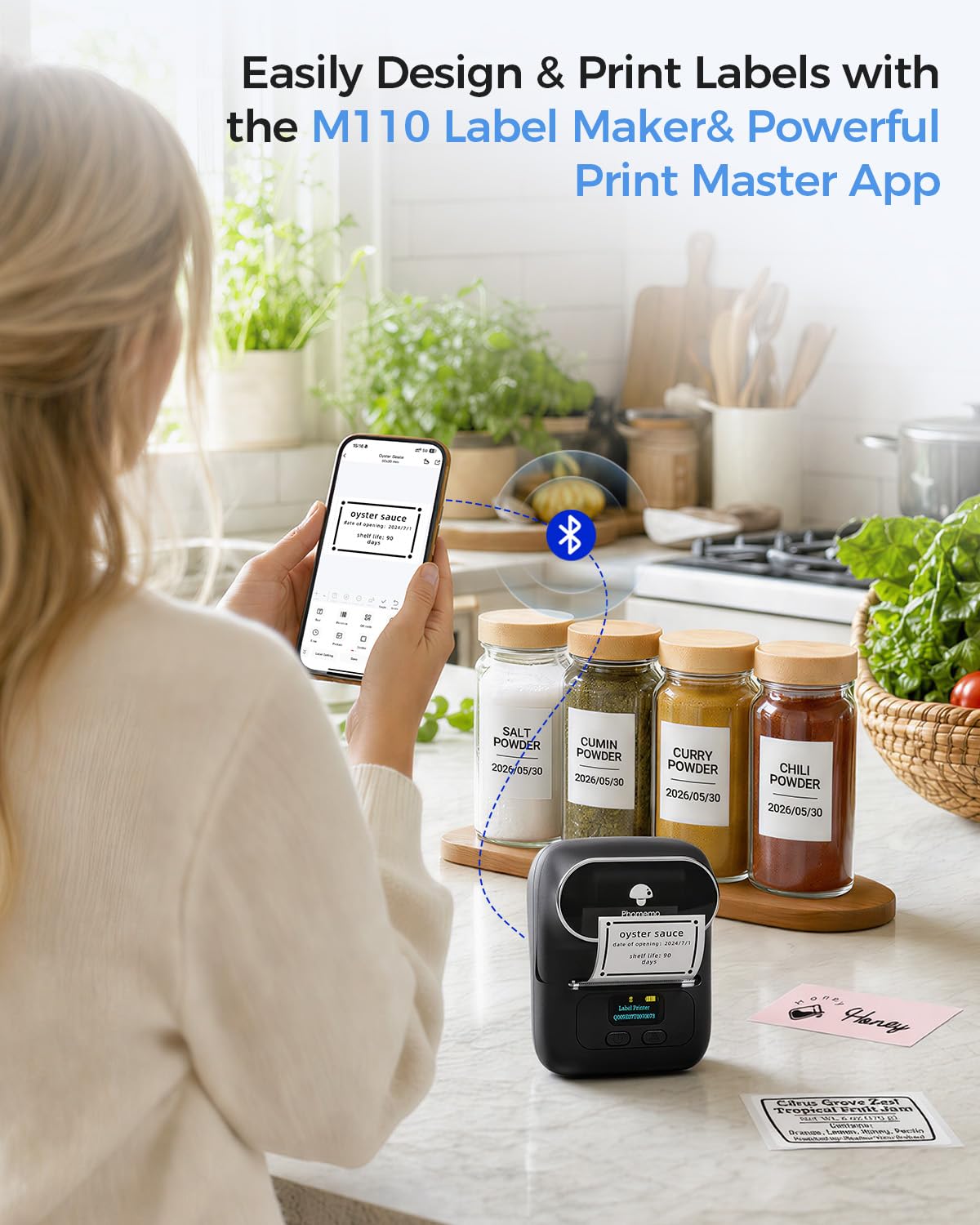 Amazon.com : Phomemo M110 Label Makers - Barcode Label Printer