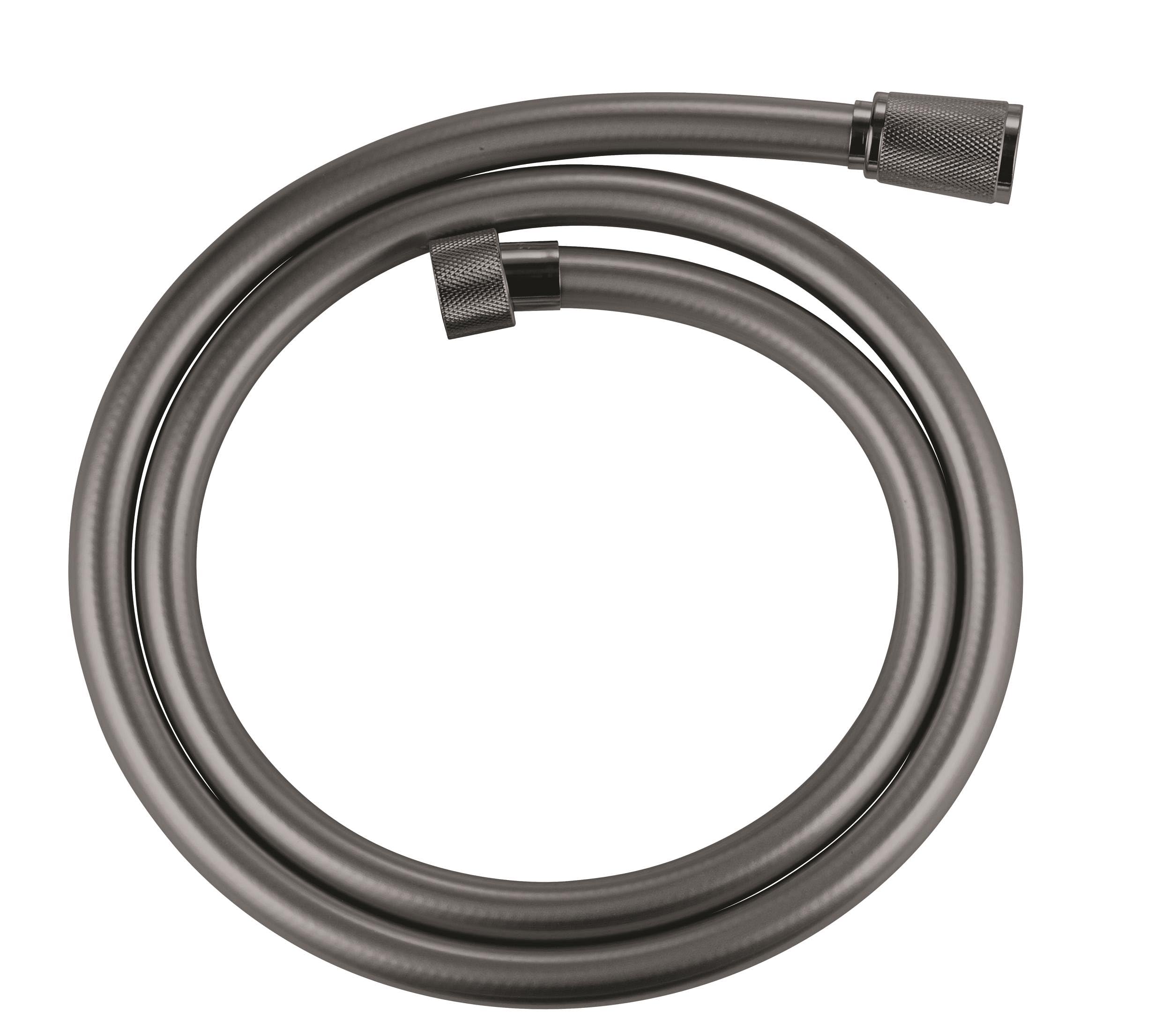 GROHE Silverflex Shower Hose with Twist-Free Action (1.25m, Tensile Strength 50kg, Pressure Resistance Up to 5 Bar, Heat Resistance 70°C, Universal Connection G 1/2" x 1/2"), Hard Graphite, 28362A01