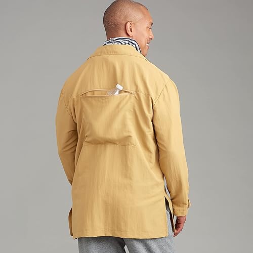 Miniatura 6 de Simplicity Paquete de camisetas con media cremallera para hombre y mujer, cuello y pantalones sin cierre, patrón de costura código 9278, tallas