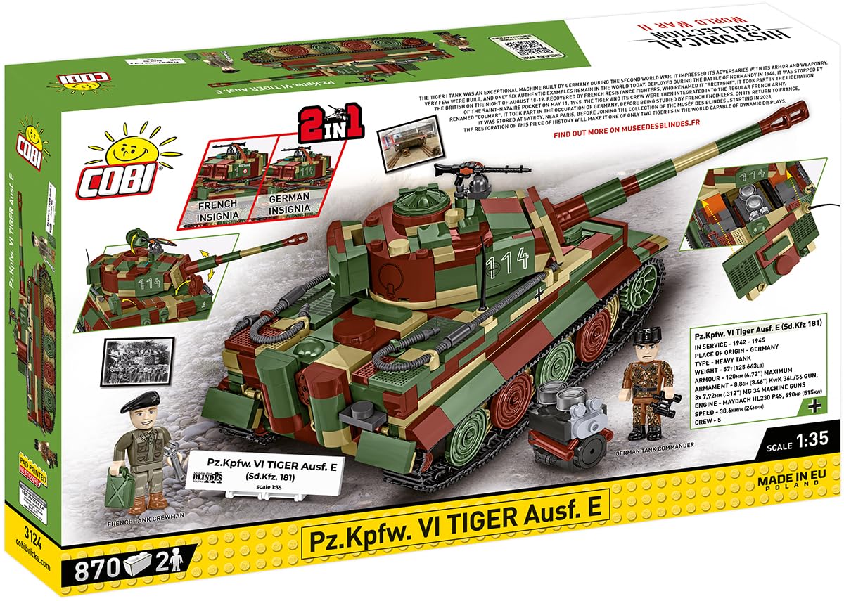 COBI - Colección histórica - Pzkpfw Vi Tiger Ausf E