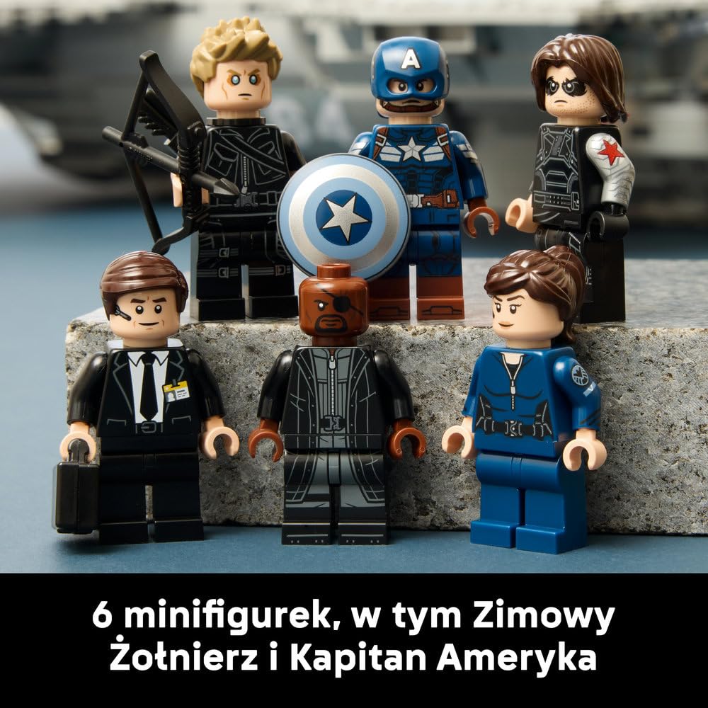 LEGO | Marvel Lotniskowiec T.A.R.C.Z.Y. 76354 | Kolekcjonerski zestaw konstrukcyjny, model do ekspozycji, prezent dla fana Marvela, dla mężczyzn i kobiet, 3057 elementów