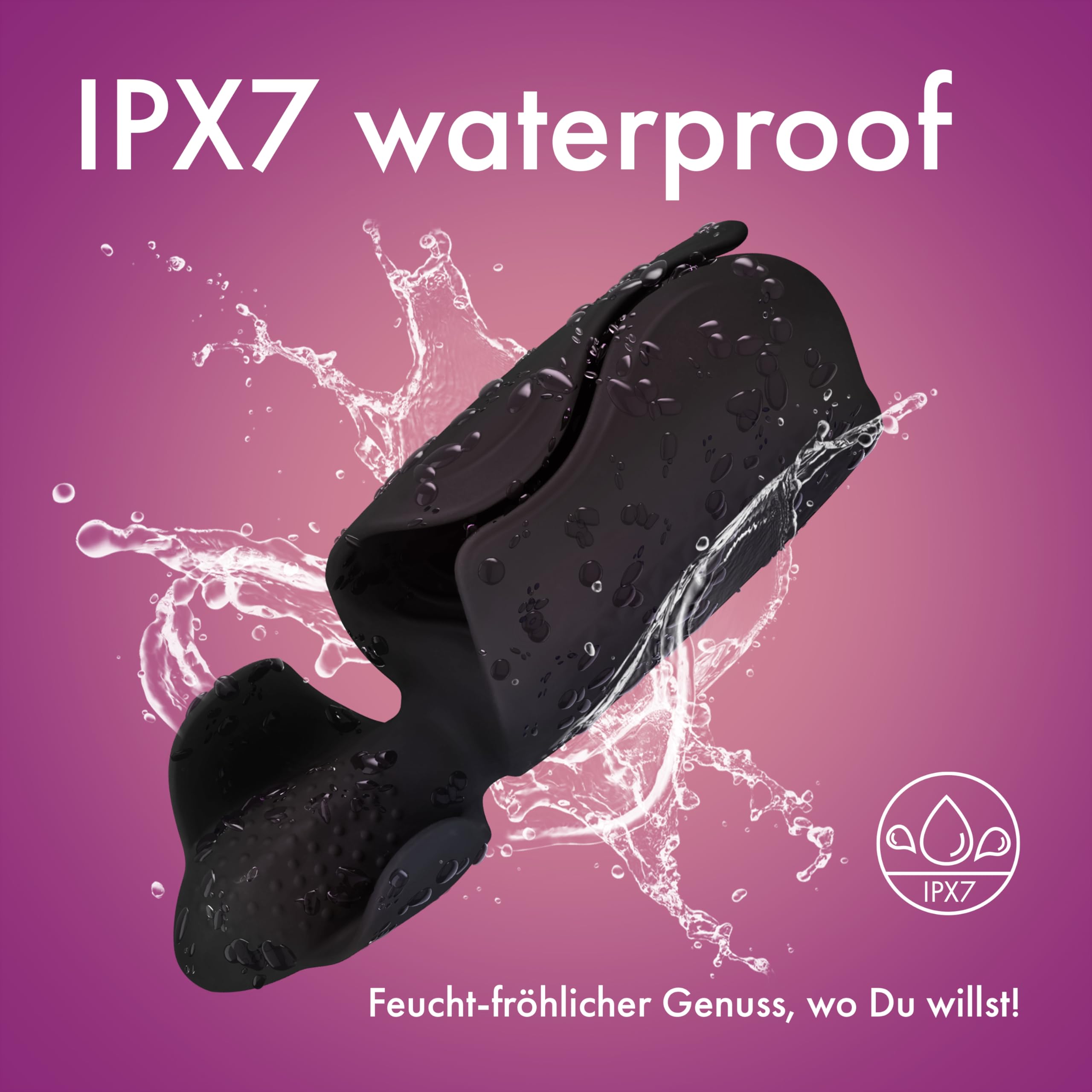 EIS Ergonomischer Masturbator für Männer | 100 Vibrationsprogramme | 16 cm