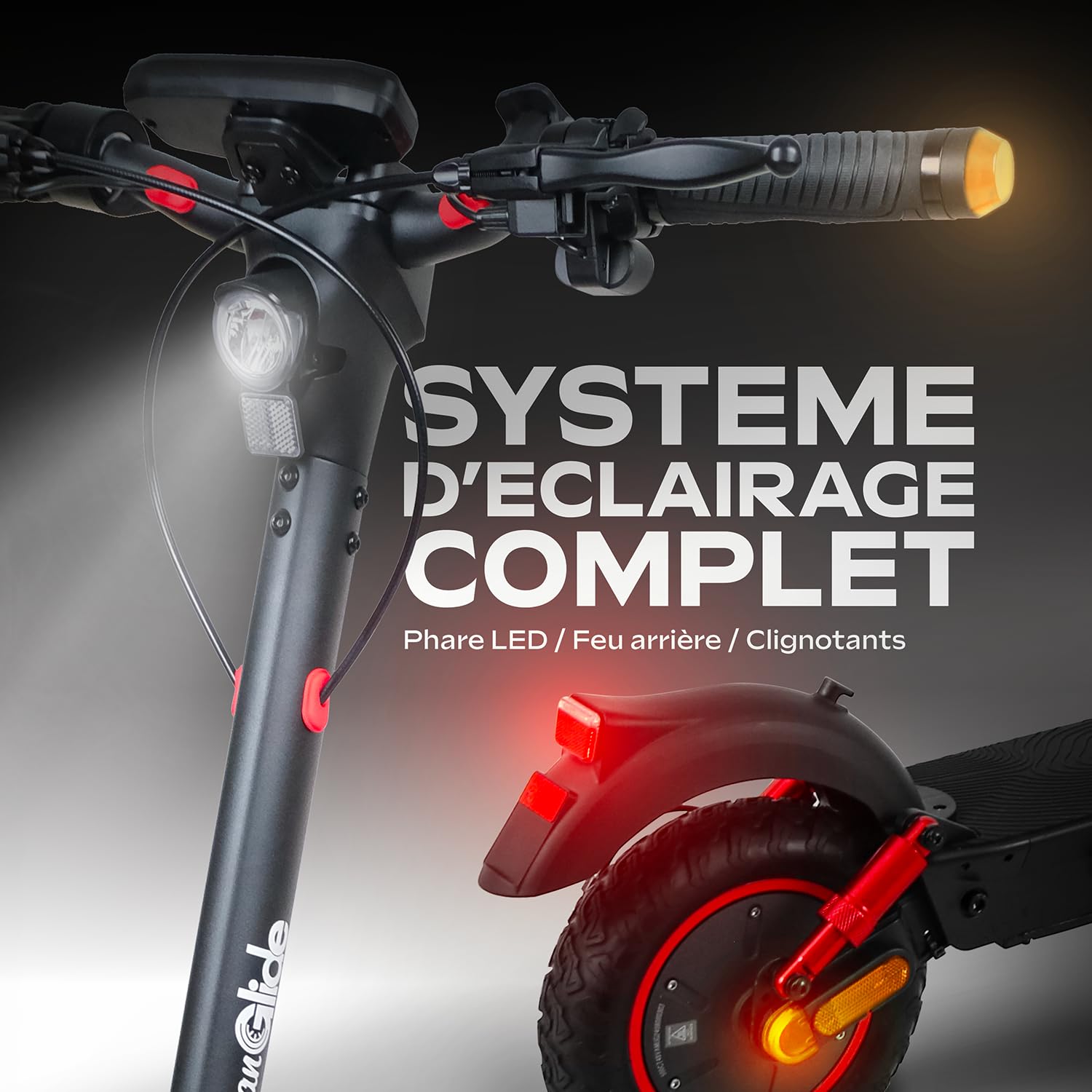 Trottinette Électrique Adulte UrbanGlide Ride 500CT – Autonomie 70km – Batterie 48V/15Ah – Pneus 10'' Off-Road – Poids 21,7kg