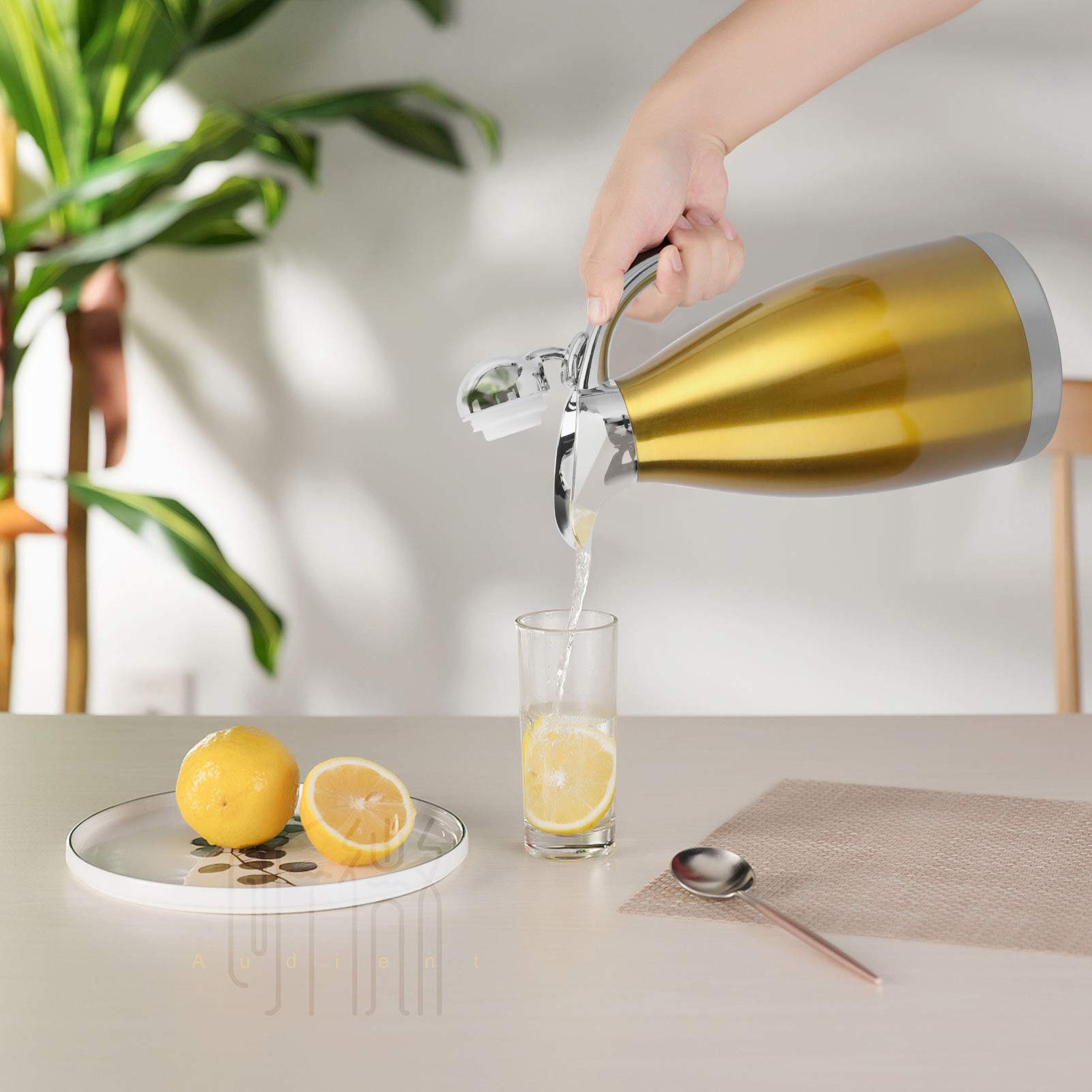 Bouteille Isotherme en Acier Inoxydable 304 2000ml à Double Paroi