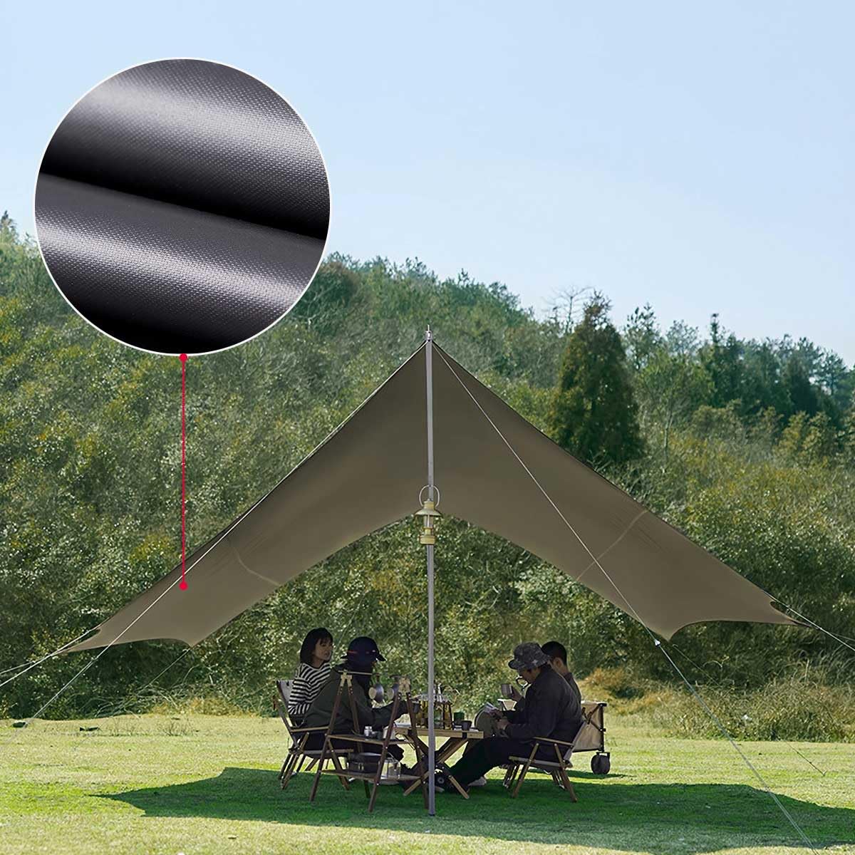 Amazon | Naturehike アウトドア キャンプ用タープ防災 軽量 収納袋