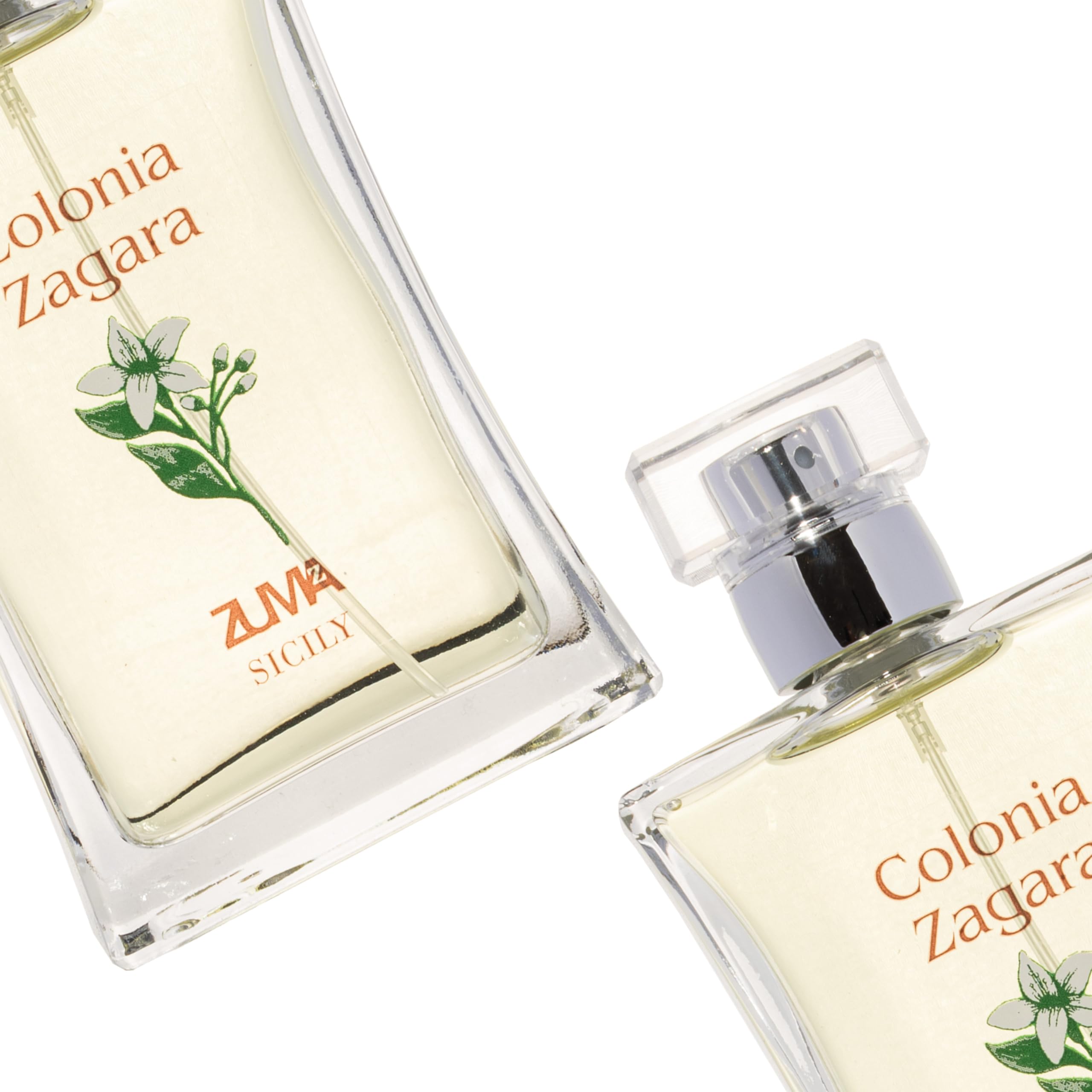 Profumi Zuma - Parfum Zagara Cologne Spray - La Fragrance Historique depuis 1943 qui Réveille la Fraîcheur de la Fleur d'Oranger Made in Sicily (Zagara Zuma 100 ml)