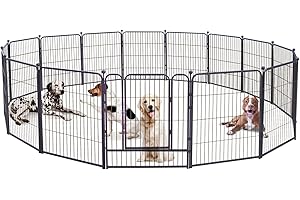 FXW Pet Dog Playpen 16/24/32 Panel Fence for Indoor/Outdoor Use