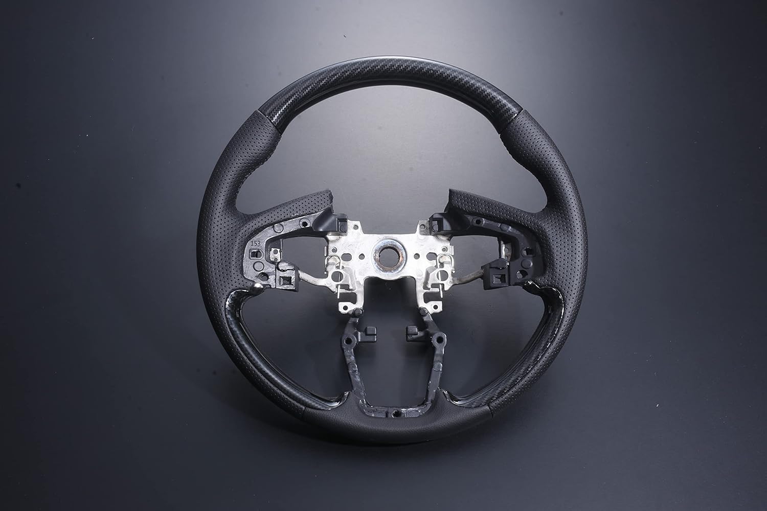 Ap Lab ステアリング ホンダ N Box Jf3 4 パドルシフト車対応 ガングリップタイプ 黒木目 茶木目 ピアノブラック カーボン調 4色 カーボン調 カーパーツ