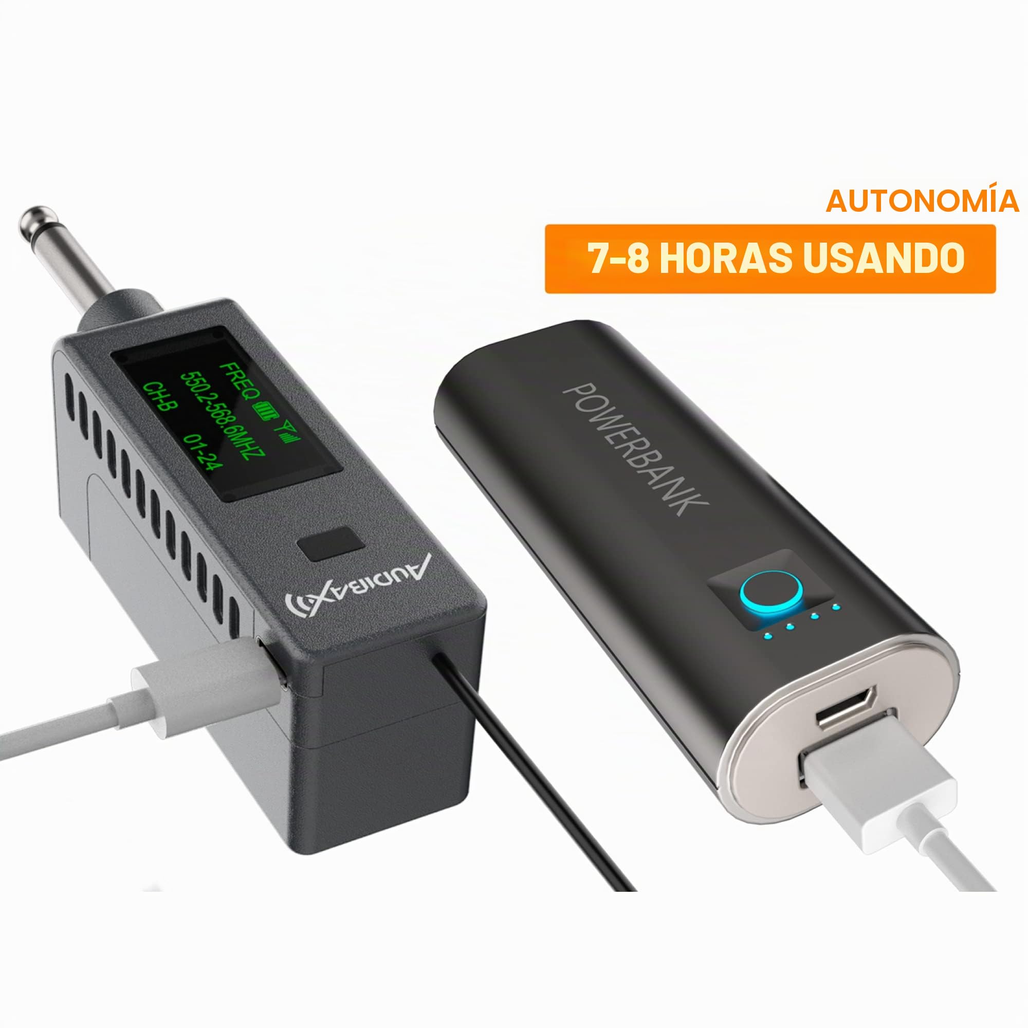 Audibax Missouri Free Hand UHF Micrófono Mano Inalámbrico