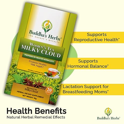 Miniatura 3 de Té de Nube Láctea - Té de Lactancia Herbal para Lactancia Materna Mujer - Té de Leche Materna - Producción de Leche Materna con Té de Enfermería -