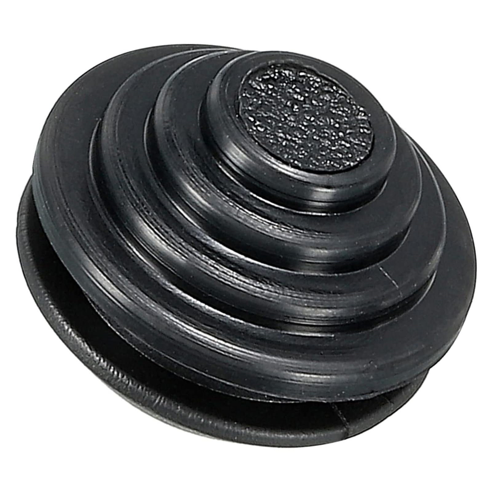 TA-VIGOR 12Pcs Conical Rubber Grommet Mount Dia 12mm Drill Hole Black Tower Shaped Grommets Wire Protection Firewall Hole Plug