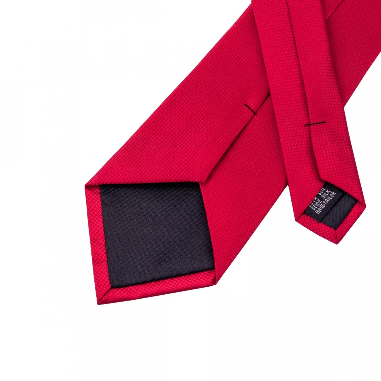Cravate Homme JIEYAO En Satin Rouge - 8cm De Large, 144cm De Long - Pour Événements Professionnels Et Formels