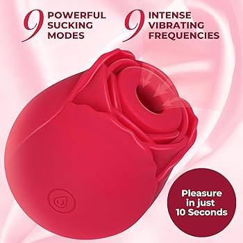 vibrating bullet how to use Suction Rose Vibrator – Amovibe main image 1