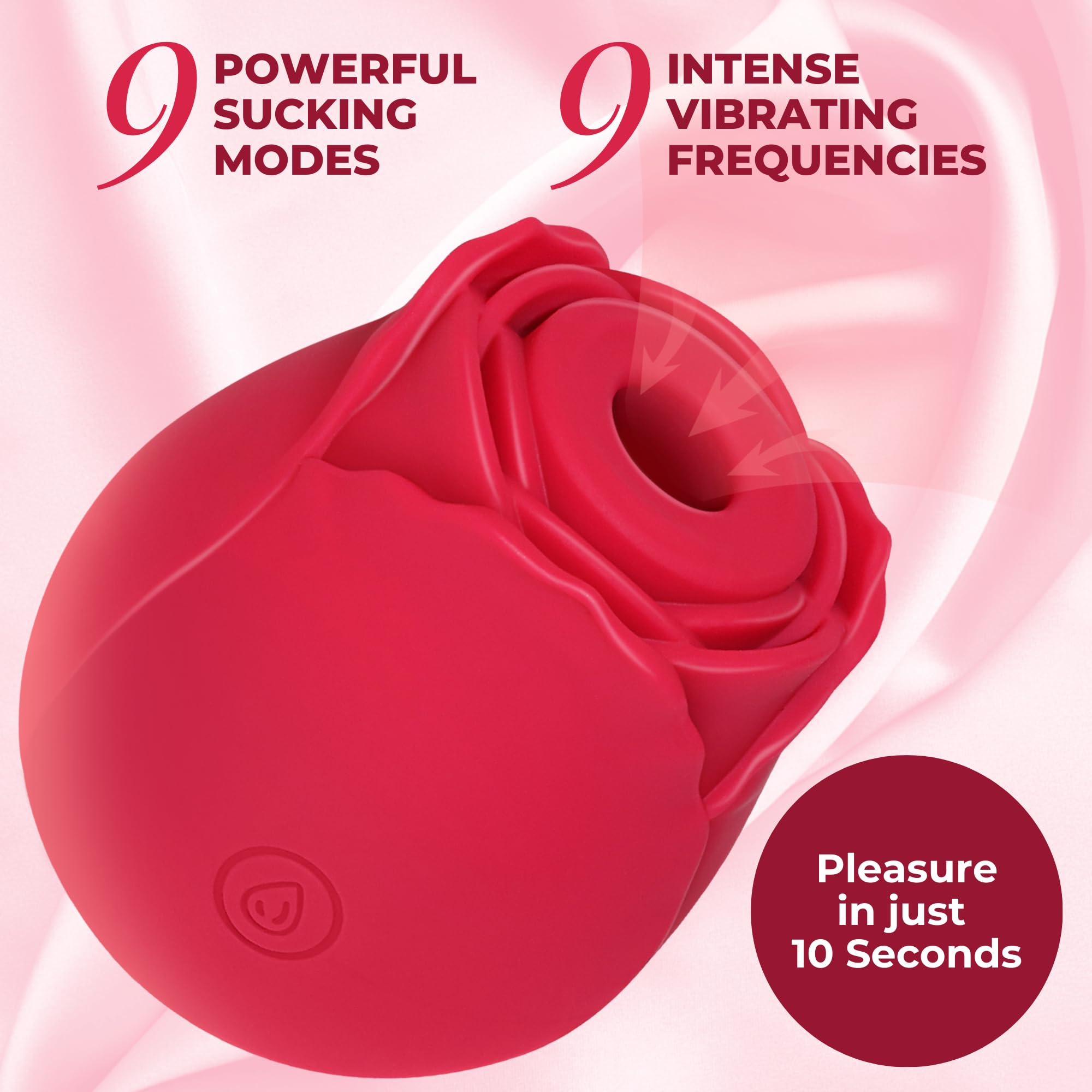 the rose intimate toy Office Romance Rose Suction Vibrator – Saturday Box