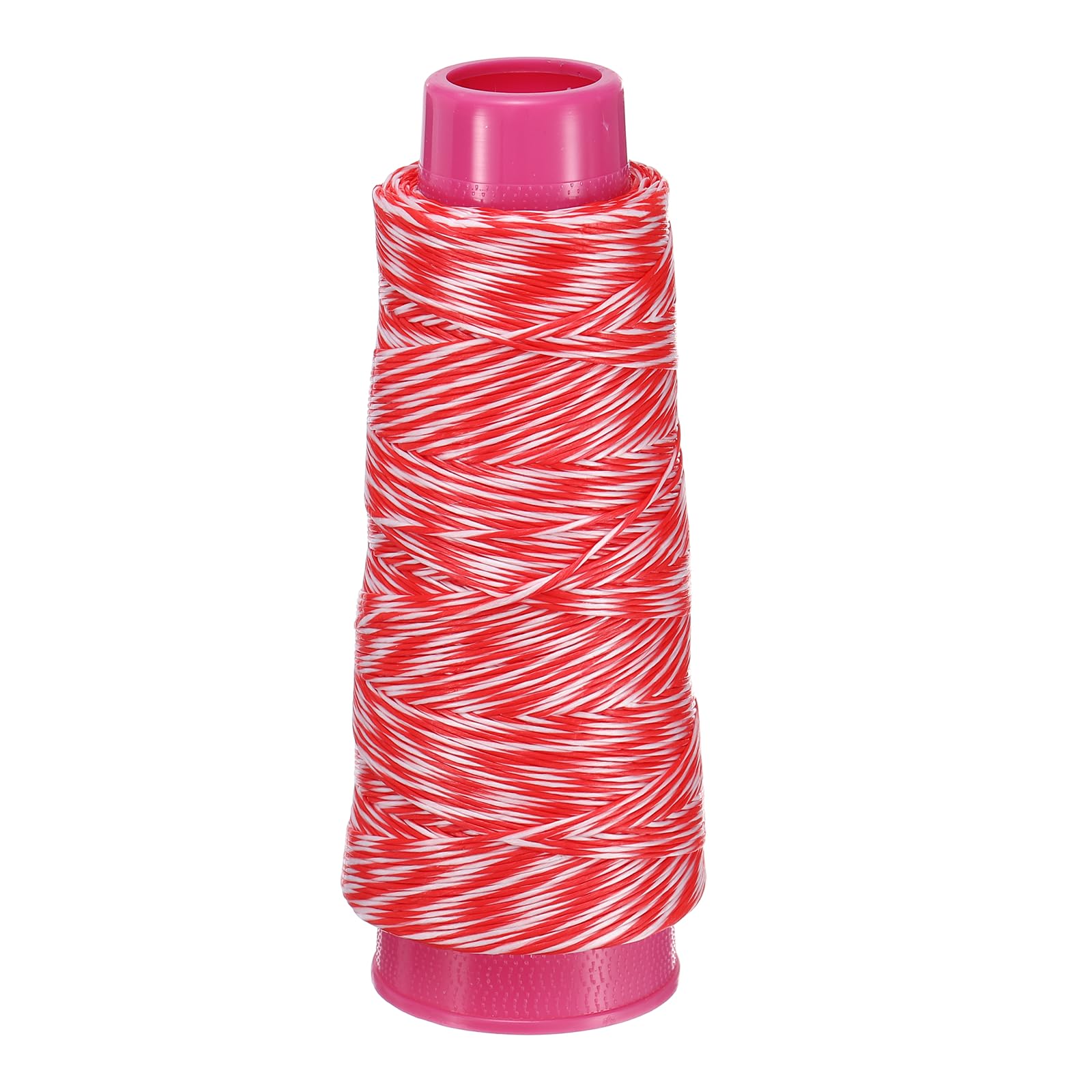 YELARXI Archery Bow String Serving Thread, 0.03" Dia Durable Bowstring Thread Accessories 131 Yard/120M & 1600D PE & Red/White-Fitting For(Tying Peep Sight Nock/Compound/Recurve Bow)