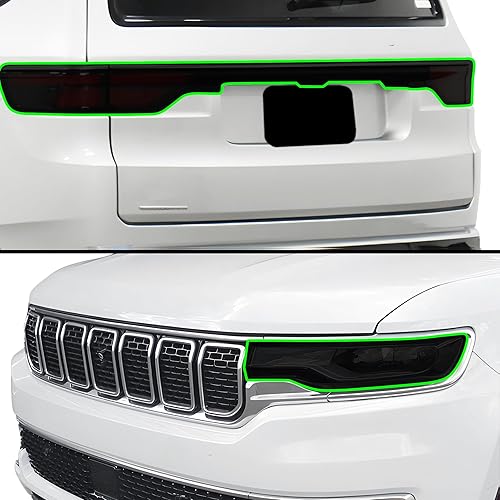 Miniatura 1 de BOGAR TECH DESIGNS Kit de tinte completo para faros traseros compatible con Jeep Wagoneer 2020-2024, humo oscuro