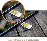 Vista 7 de Kit adaptador de tarjeta SIM 6 en 1 (Micro, Nano y Standard Sim) Compatible con todos los iPhones (15, 14, 13, X, Pro y todas las series de iPhone)