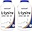Nutricost L-Lysine 500mg (1000mg Serving), 500 Capsules (2 Bottles)