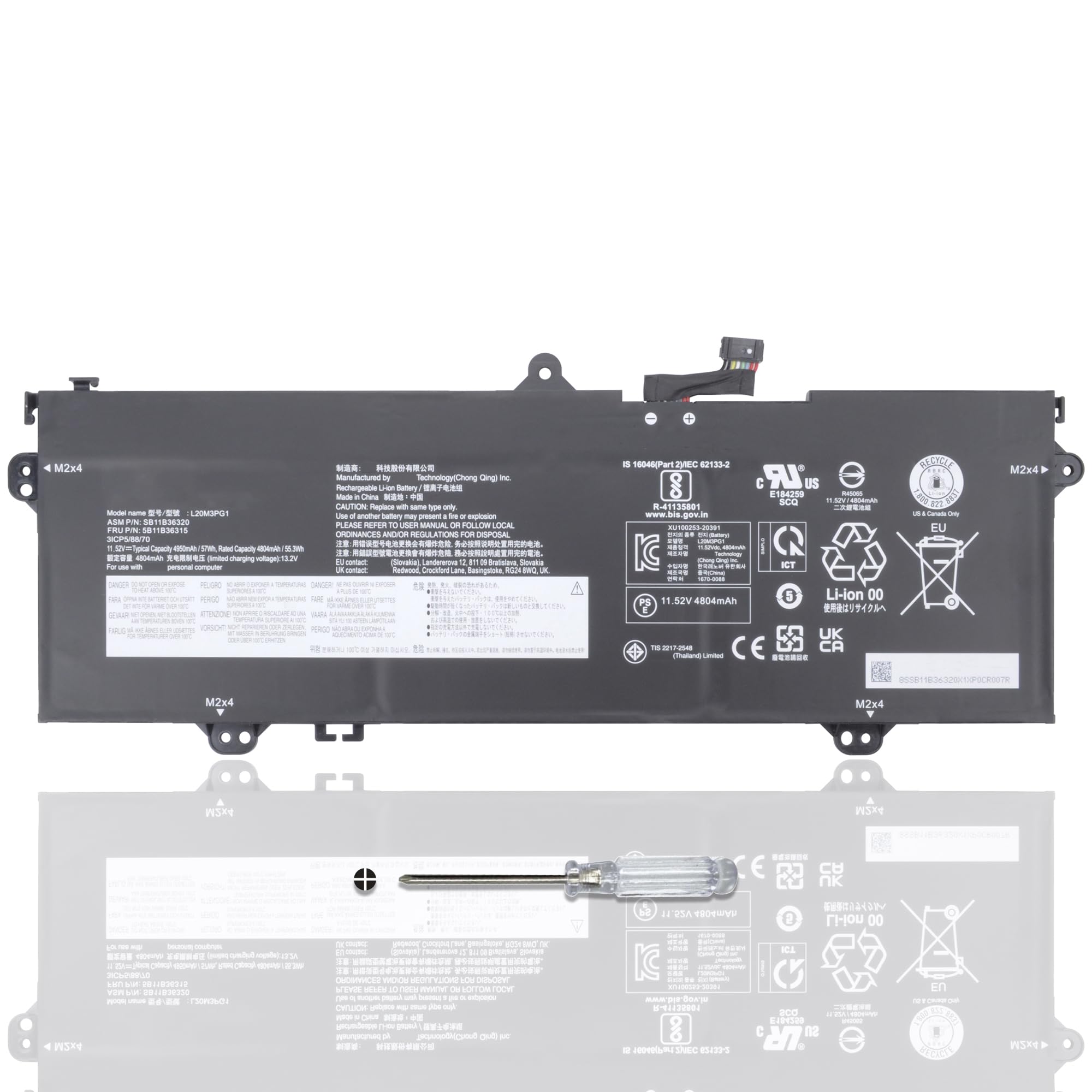 Amazon.com: L20L3PG1 L20M3PG1 L20D3PG1 L20M3PG4 Laptop Battery for