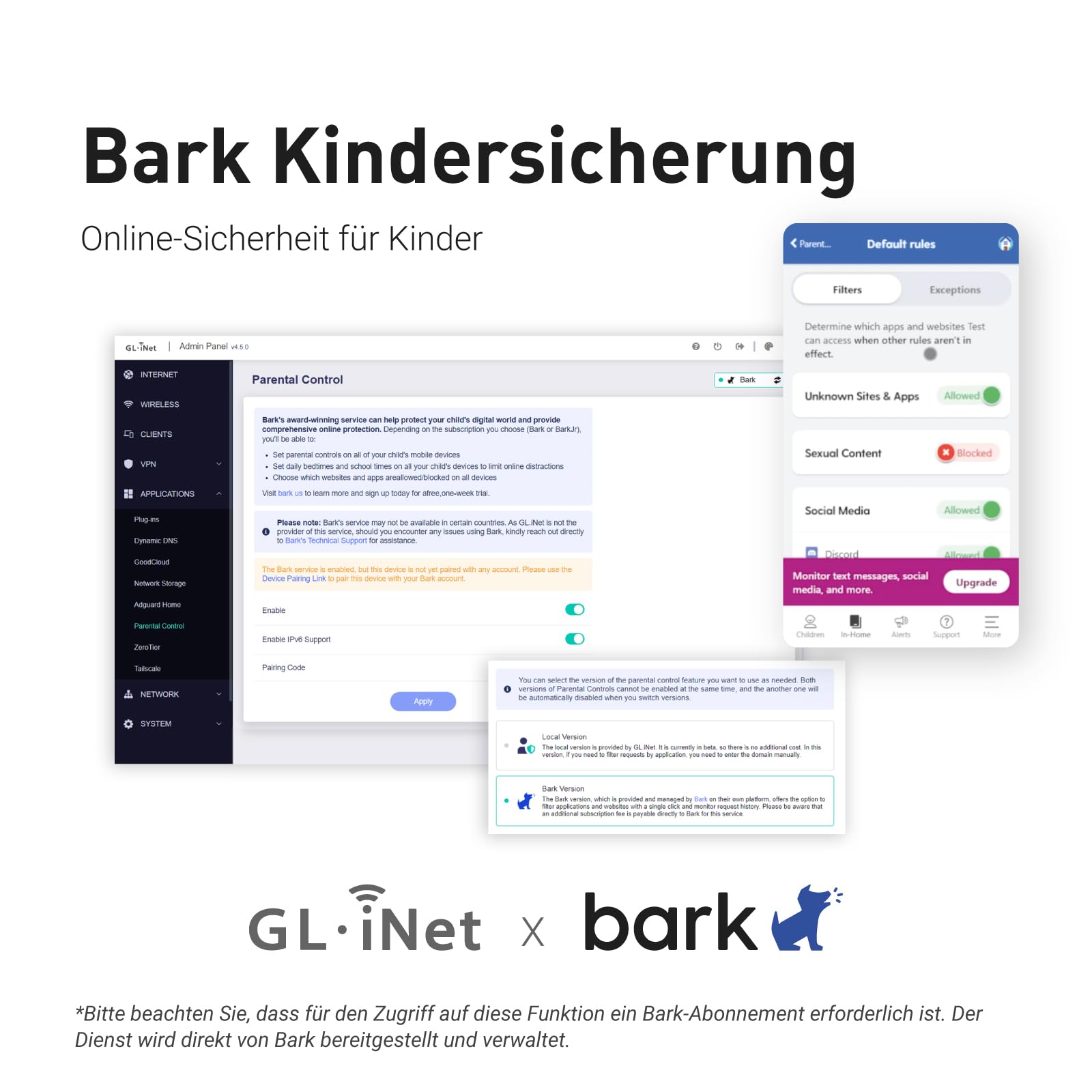 GL.iNet GL-MT6000(Flint 2) WiFi 6 Router | Gaming-WLAN-Router | 2 x 2,5G Multi-Gig-Port + 4 x 1G Ethernet-Ports | Massengerätekonnektivität | Schnelles OpenVpn & WireGuard | 802.11ax