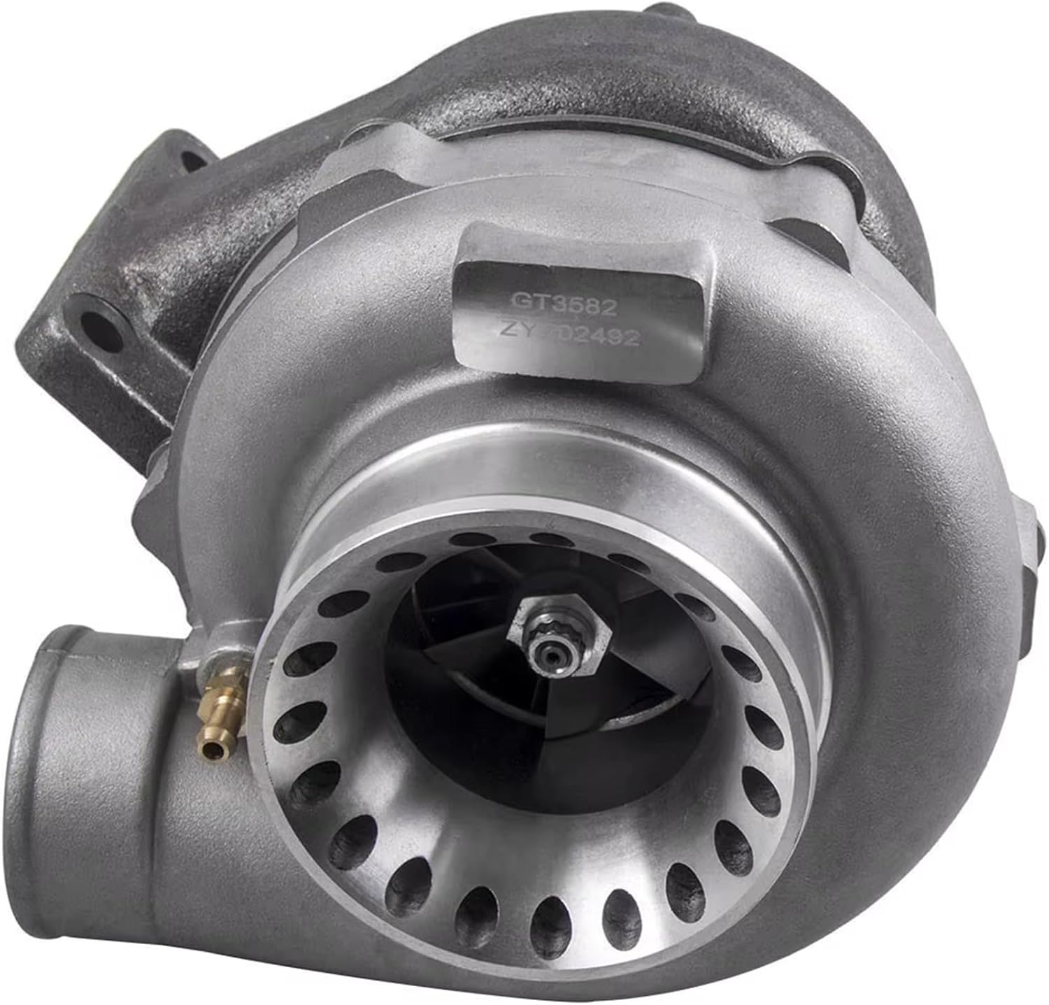 For All 4/6 Cylinder And 2.5L-6.0L T3T4 GT3582 GT30 A/R .70 Cold A/R .63 600Hp Compressor Turbocharger Intercooler Piping Kit