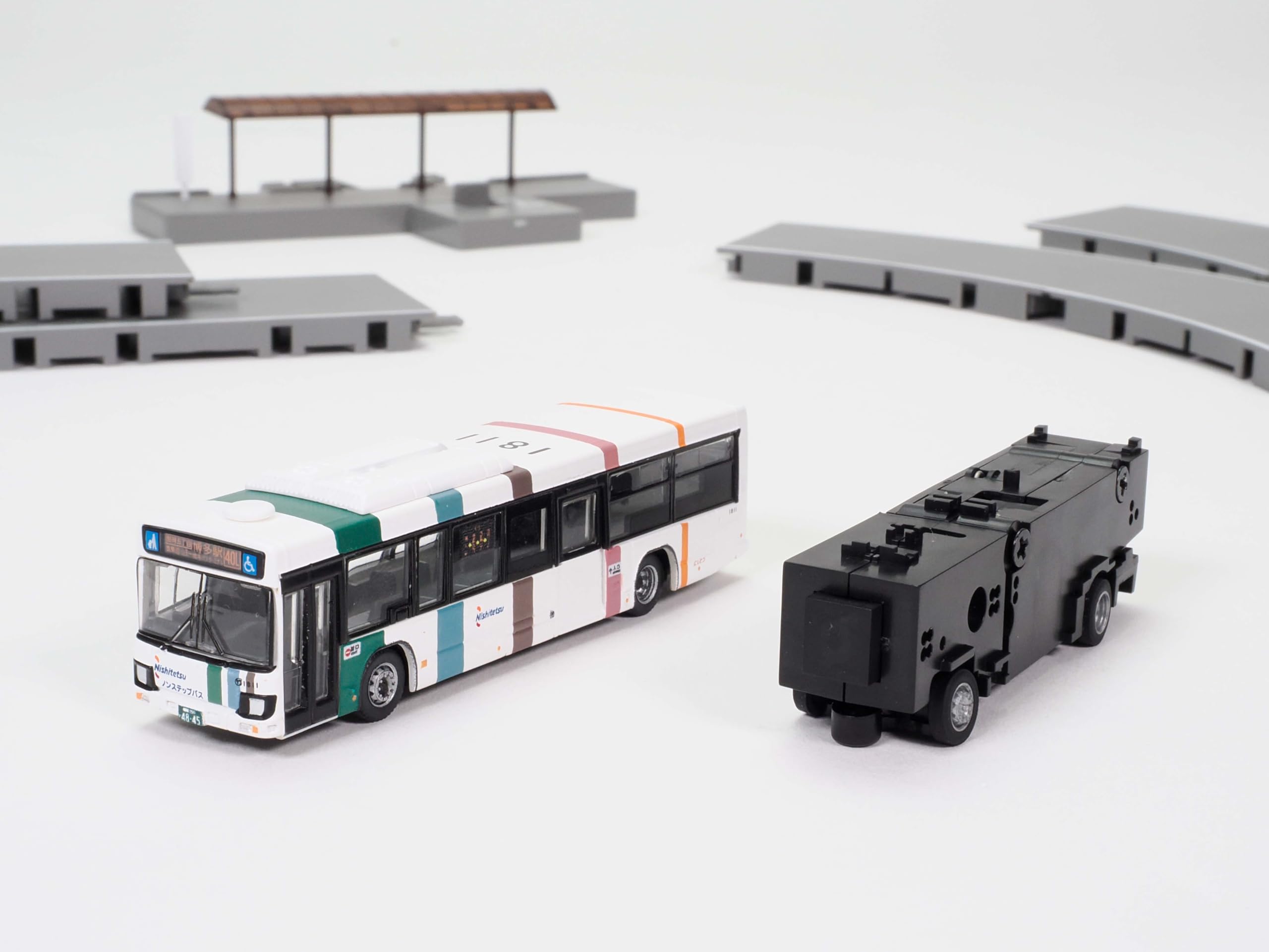 バスコレ走行システム 車/バスを購入(Nゲージレイアウト) – 趣味の部屋