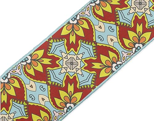 Miniatura 8 de Pink Tiles - Cordones de tela de terciopelo con estampado marroquí, 9 yardas, para manualidades, accesorios de costura, 4 pulgadas