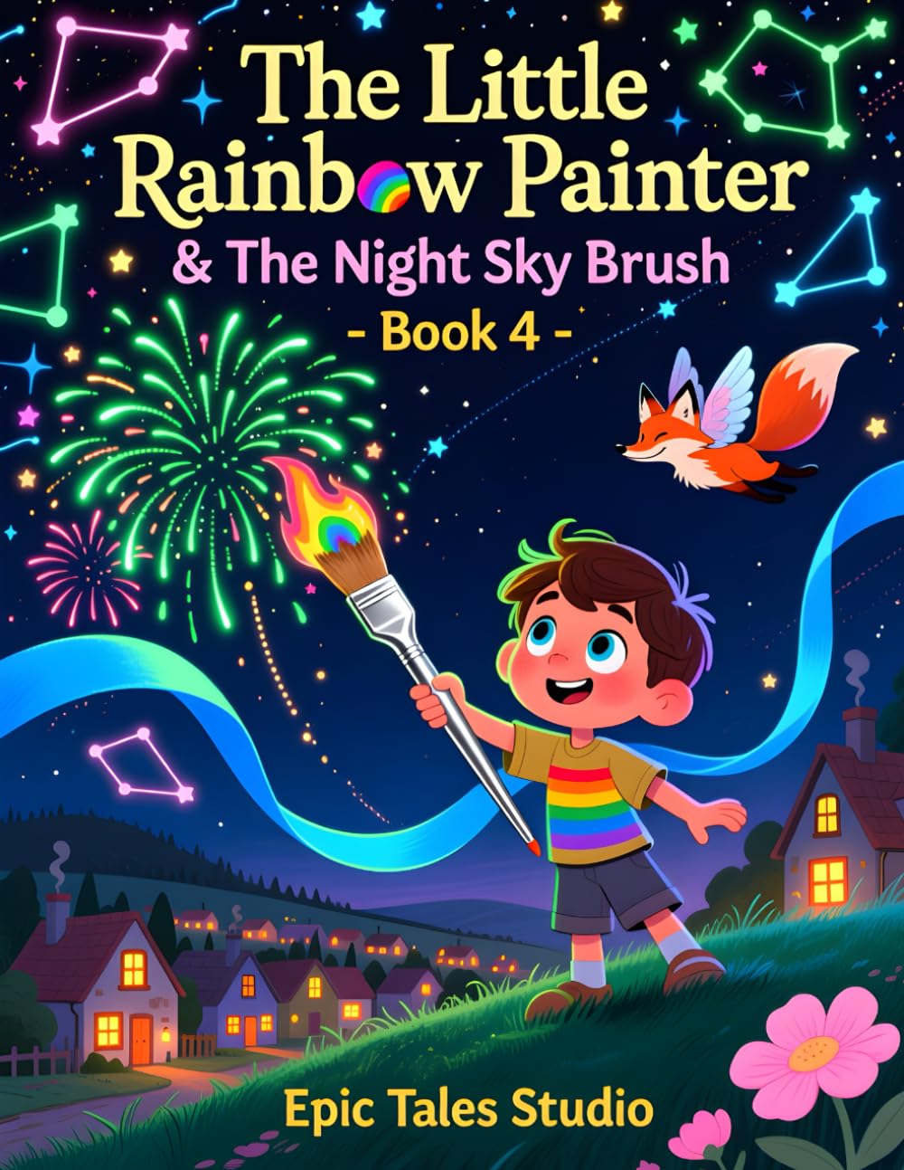 The Little Rainbow Painter & The Night Sky Brush - Book 4: A Magical Story About Dreams, Imagination, and Letting Wishes Shine