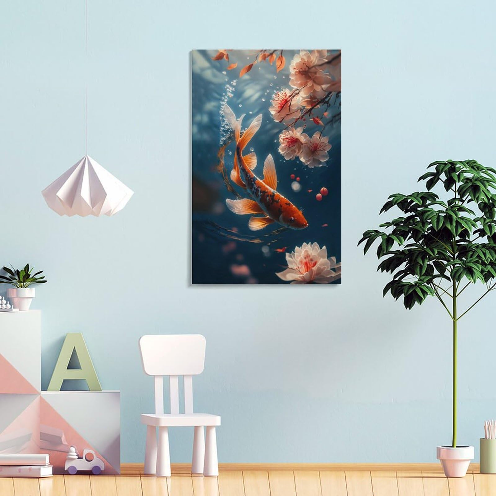 A４サイズ 緋鯉 一点物 紅葉 立身出世 開運 インテリア アート 179489490.png?cmsp_timestamp=