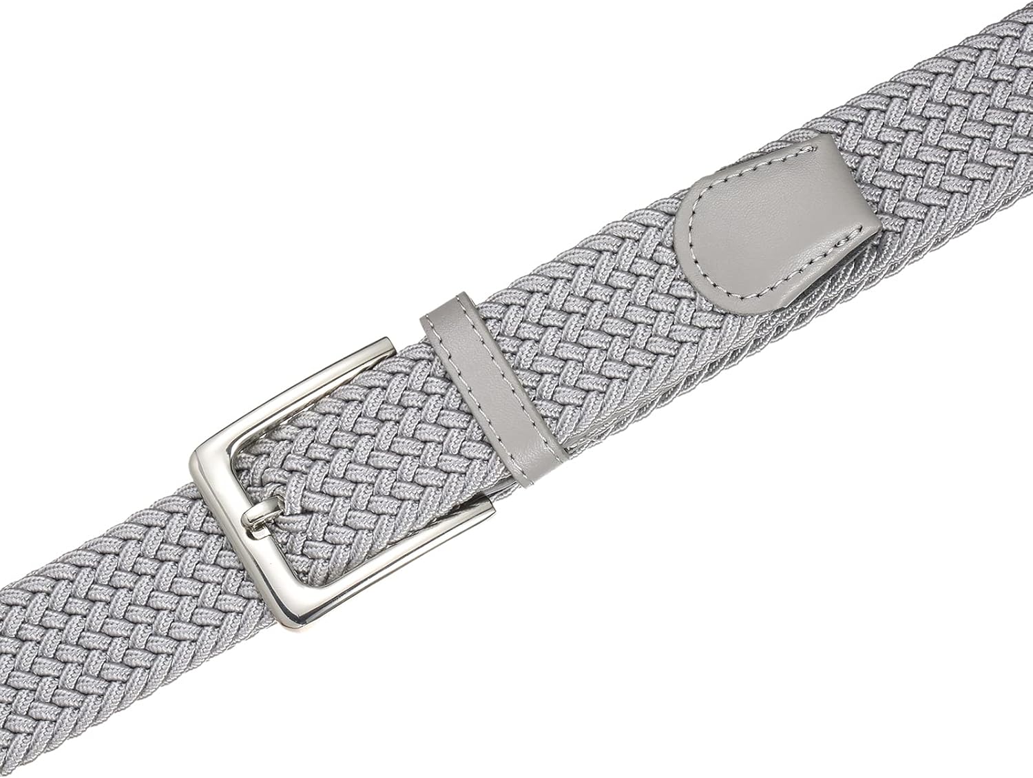 Elastic Braided Belt, 1 3/8", Woven Stretch Belt for Golf Casual Jeans Shorts Pants - Image 5