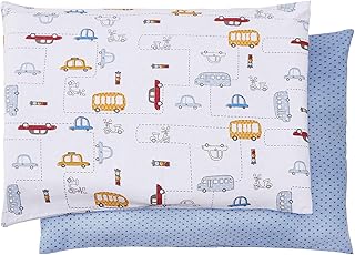 Papi Textil Malhas Conjunto de Fronhas de 2 Unidades, Azul, 40 x 28 cm
