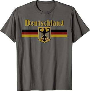 Deutschland Deutschland Flagge Banner Retro Vintage T-Shirt