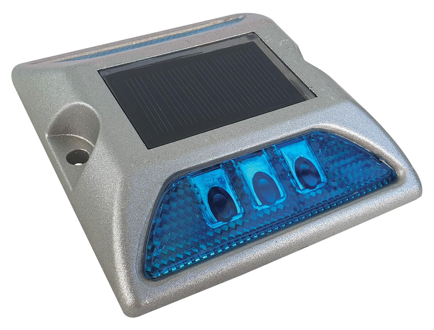 Plot solaire à LED clignotantes bleues