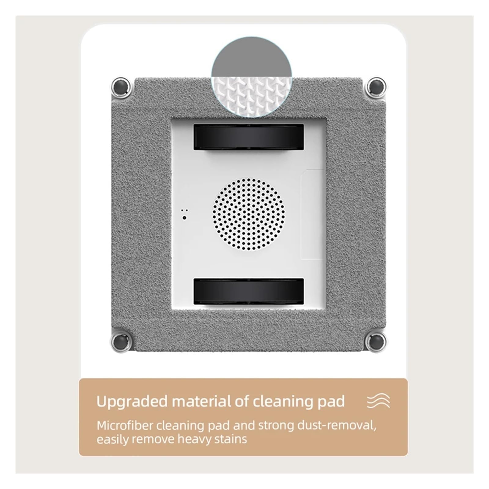 (Für YW509) Faser-Wischtücher for kompatibel mit Liectroux Fensterputzroboter, 6 Stück/Packung