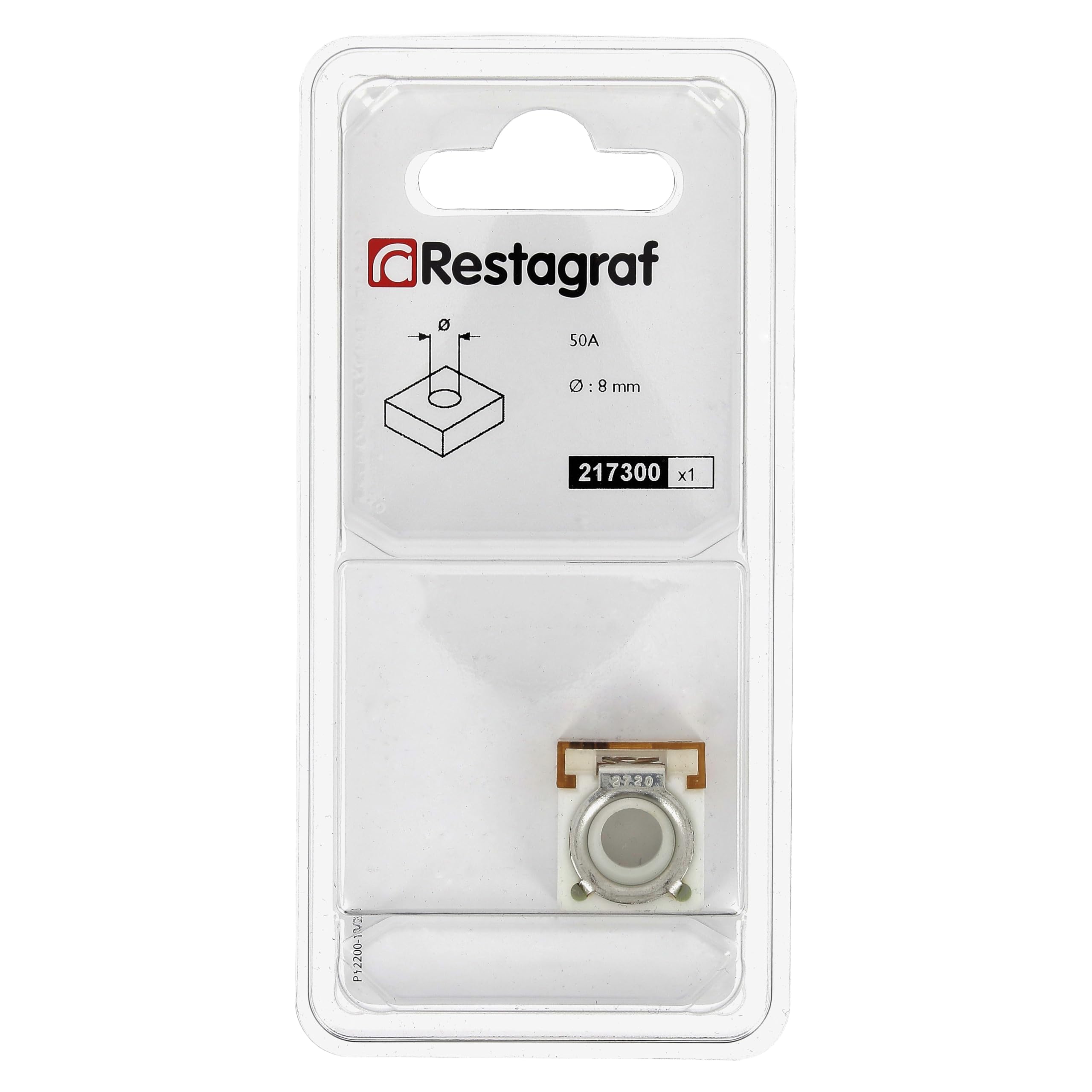 Restagraf Fusible Cube CF 50A 58V - Protection Batterie Voiture, Montage Sur Cosse, Réf. 217300