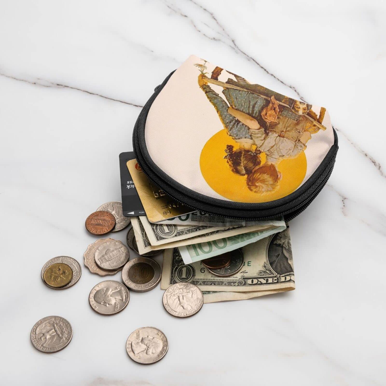 希少美品 ノーマン・ロックウェル 小銭入れ 【公式通販】