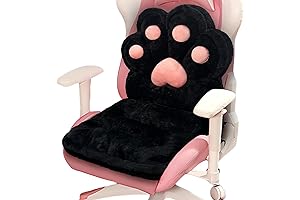 Plush and Purr-fect: Enhance Your Gaming Throne with the Cat Paw Gaming Chair Cushion