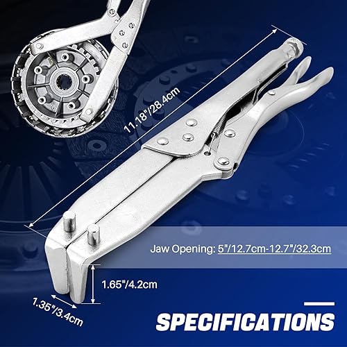 Miniatura 2 de DASBET Herramienta de sujeción de embrague para motocicleta, soporte de cesta de cubo de embrague y herramienta de sujeción de volante