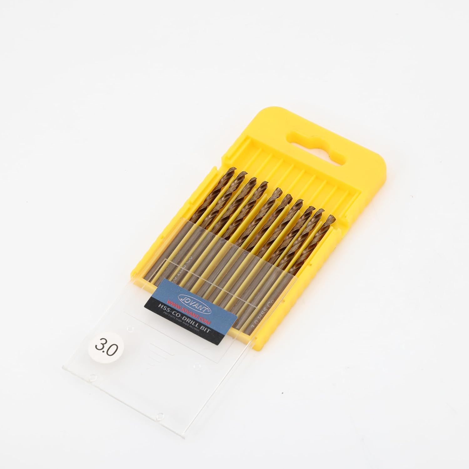 10pcs 7/64 Inch(3mm) Cobalt Drill Bits, M35- HSS High Speed Steel for Drill/Driver Stainless Steel Heavy Duty Twist Steel Drill Bits
