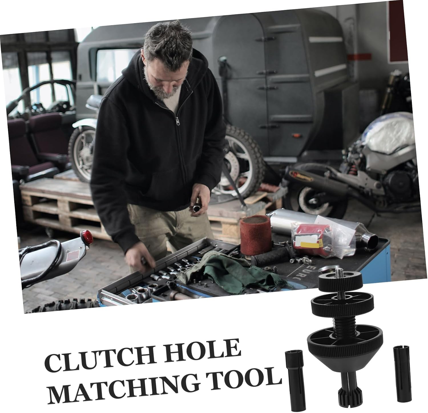 Cabilock Essential Automotive Tool Kit Car Clutch Aligner Hole Correction for Efficient Repair