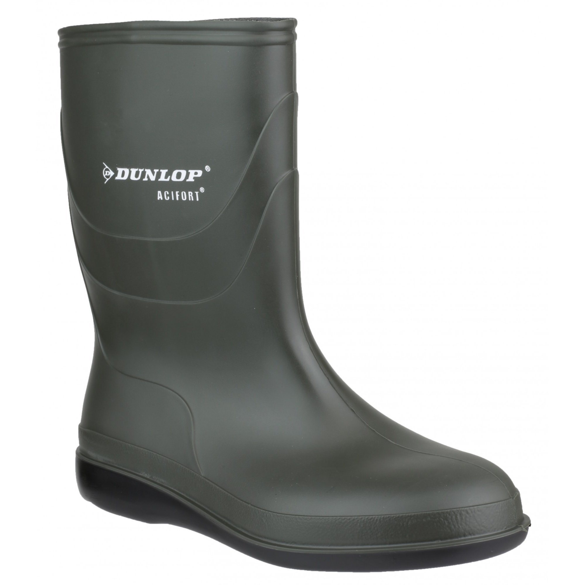 Dunlop Acifort Biosecure Calf - Unisex Adulto - Groen 08, Medium – 100% Impermeable – Talla 40