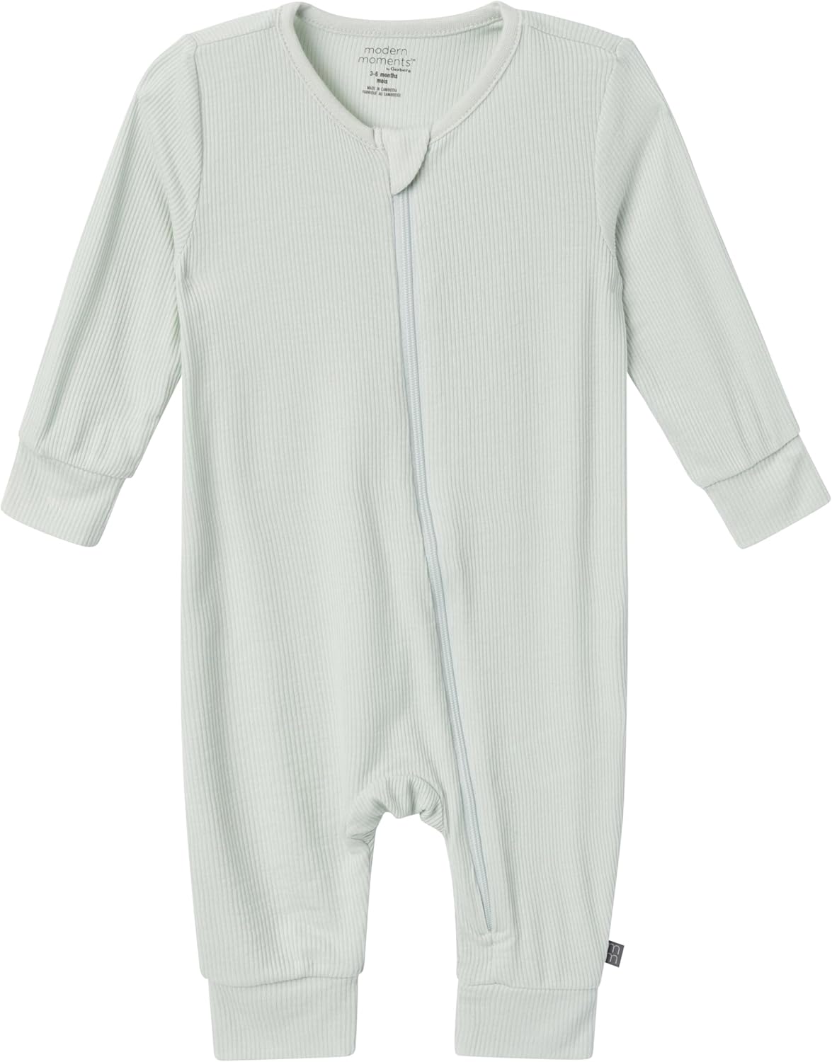 Modern Moments by Gerber Unisex Baby Viscose 2-pack Footless Coveralls - Image 4