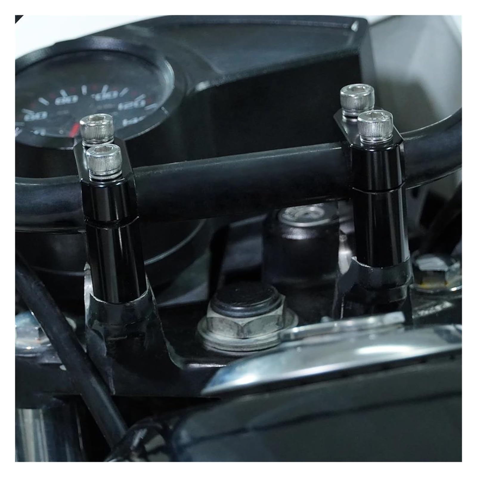 Motorrad-Lenkererhöhung Für Suzuki Für GSX-S1000 Für GX VStrom 1000 XT/1050 XT Für 800 DE/SE RM-Z250/450 28mm 1 1/8 "Lenker Riser Fat Bar Mount(Silber,30mm)